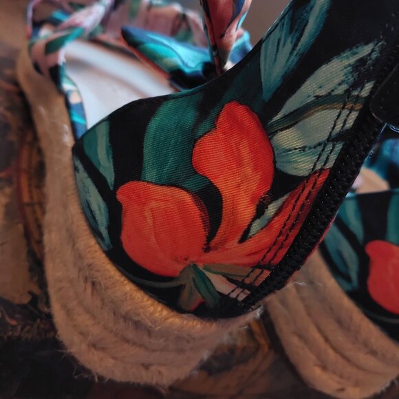 Nine West Allegro Open Toe Casual Espadrille Sandals - Picture 10 of 11